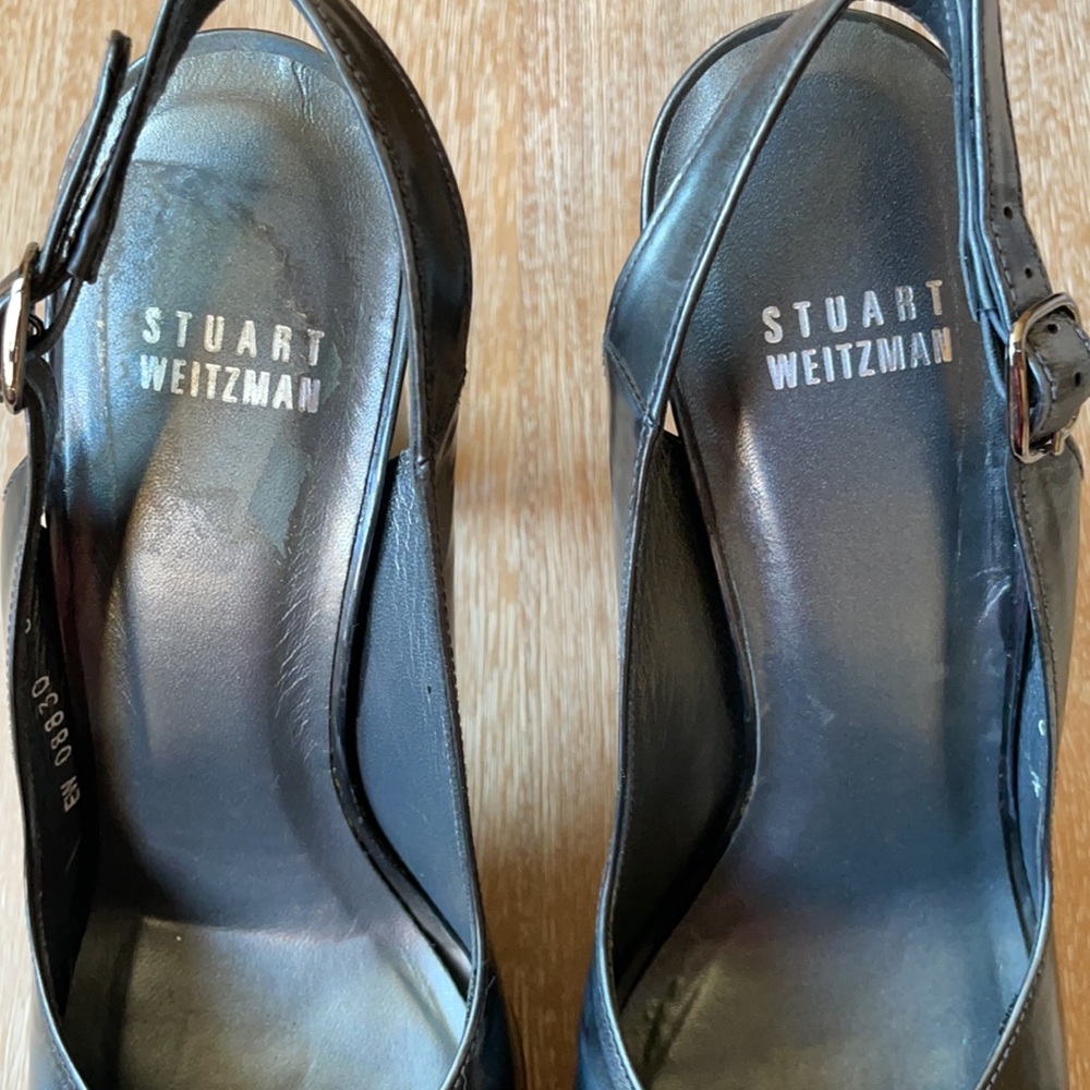 Stuart Weitzman Open Toe Twist Size 8 - image 3